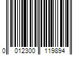 Barcode Image for UPC code 0012300119894