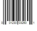 Barcode Image for UPC code 001230032601