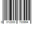 Barcode Image for UPC code 0012300703994. Product Name: 