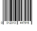 Barcode Image for UPC code 0012313447915