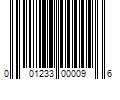 Barcode Image for UPC code 001233000096