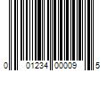 Barcode Image for UPC code 001234000095