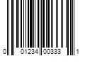 Barcode Image for UPC code 001234003331