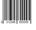 Barcode Image for UPC code 00123456000018