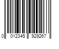 Barcode Image for UPC code 0012345929267