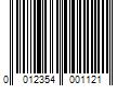 Barcode Image for UPC code 0012354001121