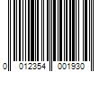 Barcode Image for UPC code 0012354001930