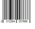 Barcode Image for UPC code 0012354007666