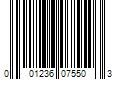 Barcode Image for UPC code 001236075503