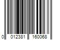 Barcode Image for UPC code 0012381160068