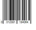 Barcode Image for UPC code 0012381184064