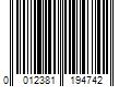 Barcode Image for UPC code 0012381194742