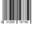 Barcode Image for UPC code 0012381197750