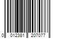 Barcode Image for UPC code 0012381207077