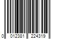 Barcode Image for UPC code 0012381224319