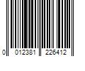 Barcode Image for UPC code 0012381226412