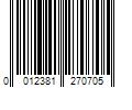 Barcode Image for UPC code 0012381270705