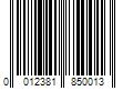 Barcode Image for UPC code 0012381850013