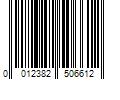 Barcode Image for UPC code 0012382506612. Product Name: Weiler Fiber Disc 6 in Dia 5/8in Arbor 80 Grit 98106