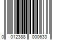 Barcode Image for UPC code 0012388000633