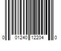 Barcode Image for UPC code 001240122040