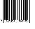 Barcode Image for UPC code 0012405863180