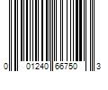 Barcode Image for UPC code 001240667503