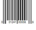 Barcode Image for UPC code 001241000088