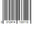 Barcode Image for UPC code 0012414133113