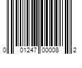 Barcode Image for UPC code 001247000082