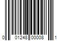 Barcode Image for UPC code 001248000081