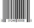 Barcode Image for UPC code 001249000080