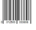 Barcode Image for UPC code 0012500033808