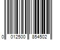 Barcode Image for UPC code 0012500854502