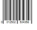 Barcode Image for UPC code 0012502534358. Product Name: Brother International Corp. Brother PC 201 Black Fax Cartridges Standard 2/Pack (PC201-2PK) 444718
