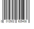 Barcode Image for UPC code 0012502625438