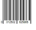 Barcode Image for UPC code 0012502625865