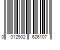 Barcode Image for UPC code 0012502626107