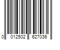 Barcode Image for UPC code 0012502627036