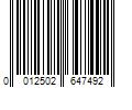 Barcode Image for UPC code 0012502647492