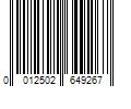 Barcode Image for UPC code 0012502649267