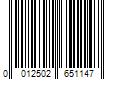 Barcode Image for UPC code 0012502651147