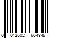 Barcode Image for UPC code 0012502664345