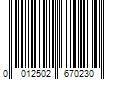 Barcode Image for UPC code 0012502670230