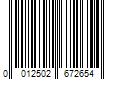 Barcode Image for UPC code 0012502672654