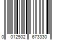 Barcode Image for UPC code 0012502673330