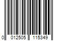 Barcode Image for UPC code 0012505115349