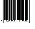 Barcode Image for UPC code 0012505115356