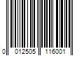 Barcode Image for UPC code 0012505116001