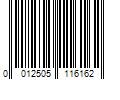 Barcode Image for UPC code 0012505116162